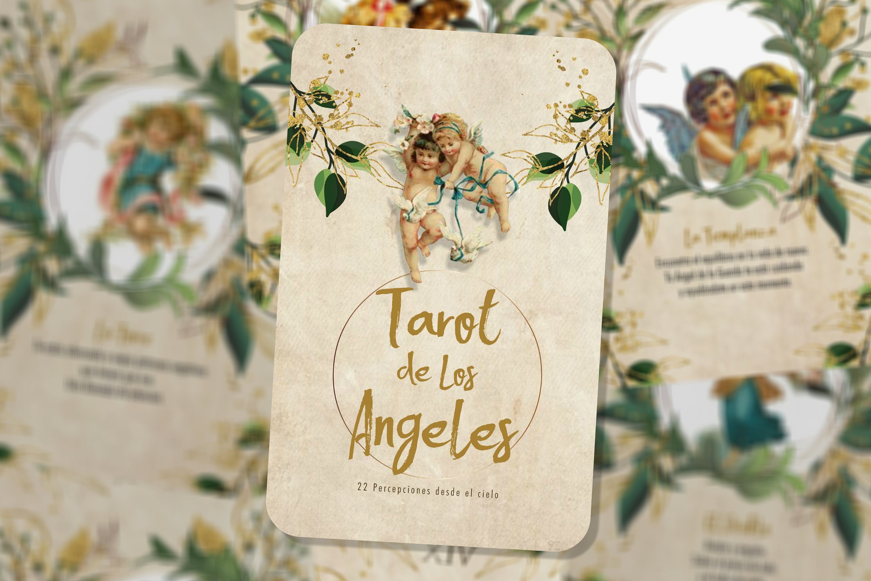 Tarot de los Ángeles – 22 Percepciones desde el Cielo – Arcanos Mayores – Español – Inglés