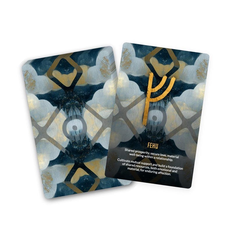 Desire Rune Heart's Desire Rune Deck - 24-card Deck - Guidance on Matters of the ...