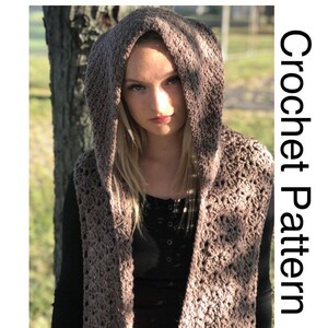 Crochet Hooded Scarf Pattern: Easy Beginner Project (PDF Pattern)