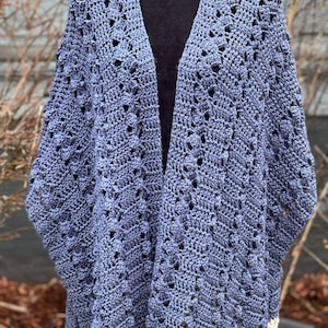 CROCHET PATTERN/Beginner Crochet Pattern/Crochet Patterns/Ruana patterns