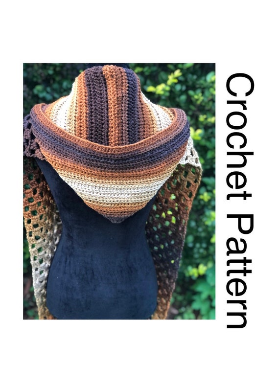 Hooded Scarf Crochet Pattern: Beginner Friendly Scoodie (PDF Pattern)