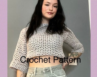 Sweater Crochet Pattern: Beginner Friendly, Size XS-5X
