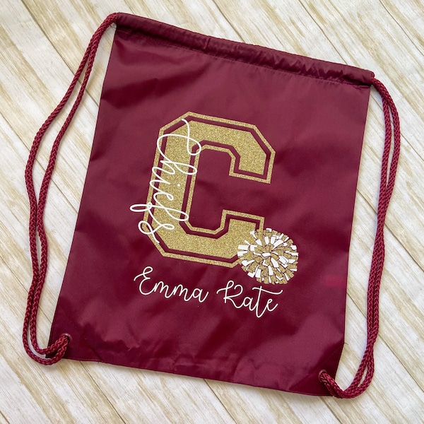 Drawstring Bag Cheer Etsy