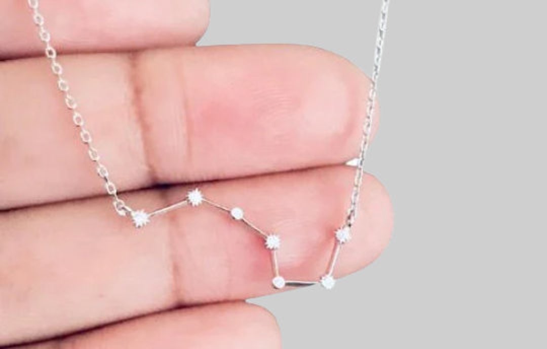 STERLING SILVER or Stainless Steel Chain Necklace With a Etsy