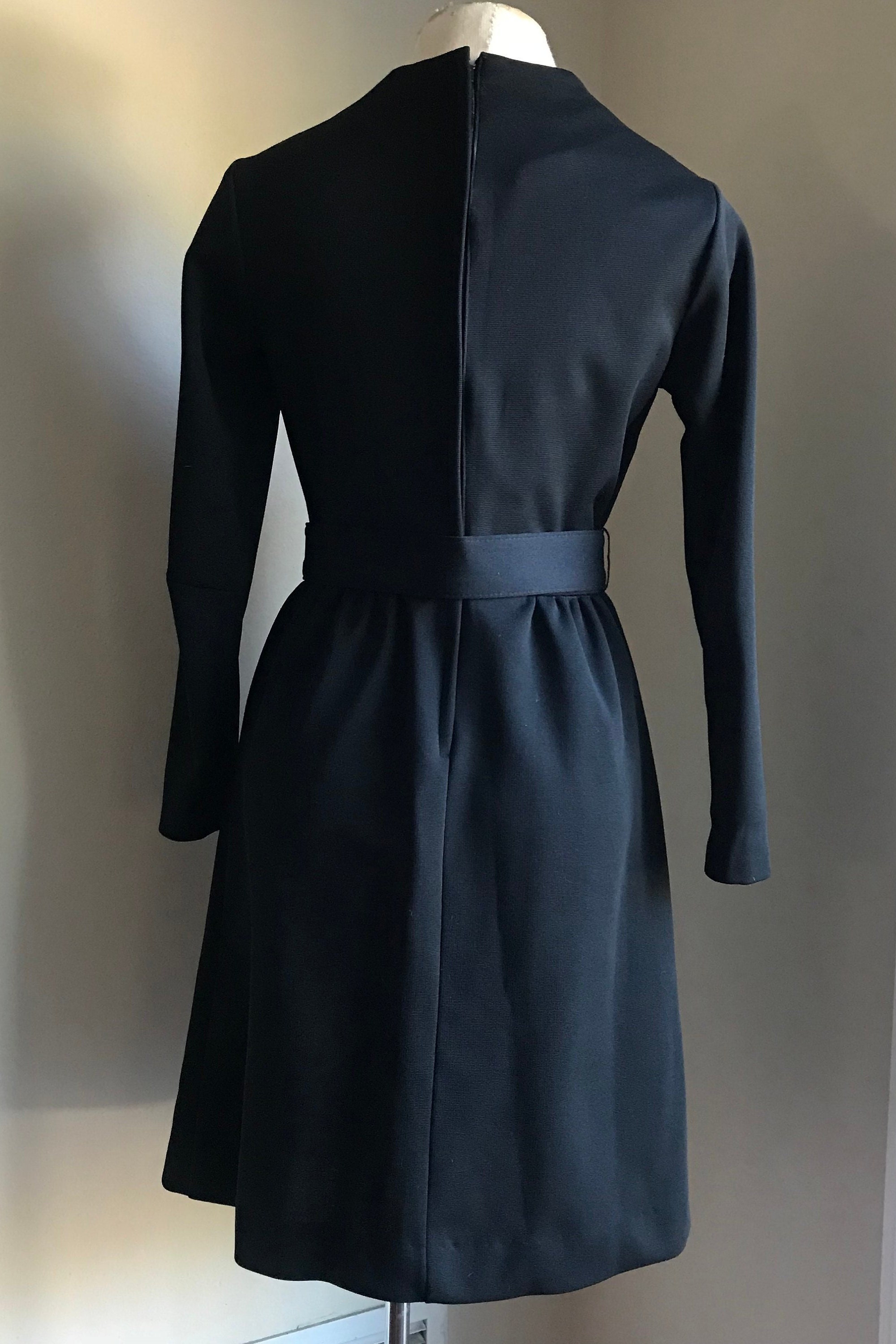 TONI TODD 1970s Little Black Dress Secretary Dress Evening - Etsy