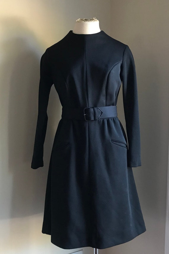 TONI TODD 1970’s Little Black Dress, Secretary dr… - image 1