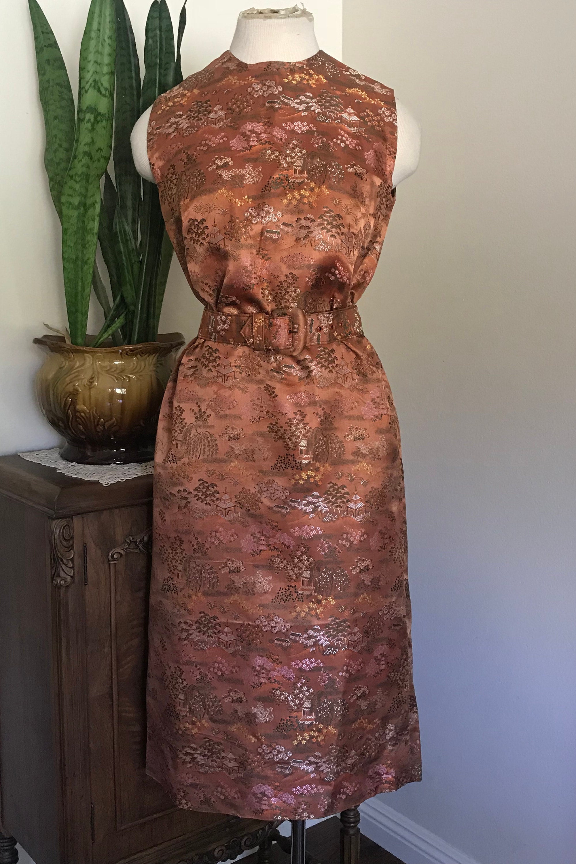 1950s shift dress