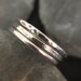 Joanne Carey reviewed Stacking Ring Set, Hammered Band Ring, Stackable Ring Set, Sterling Silver Ring, Boho Ring Set