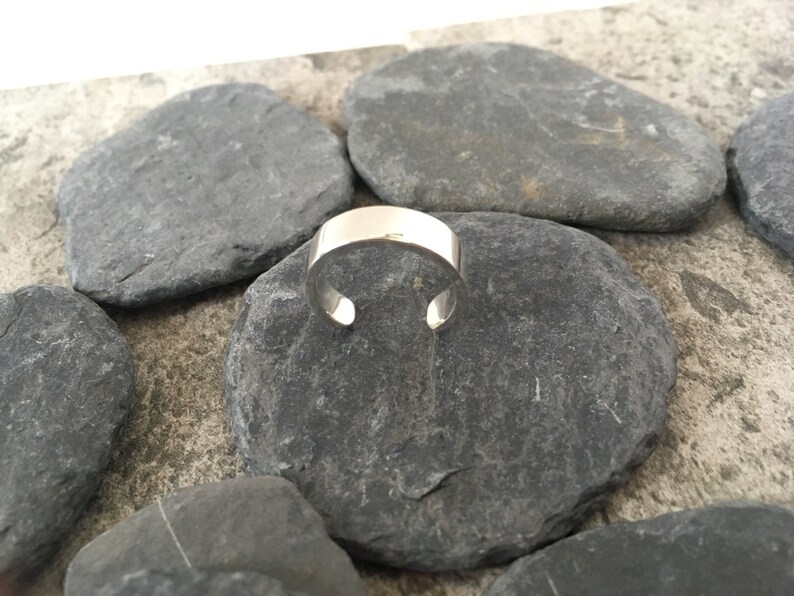 Wide toe ring Womens toe ring Silver midi ring Sterling silver toe ring Mens toe ring Toe ring sterling silver