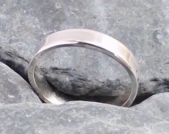 Plain sterling silver band, Small silver band, Thin silver ring, Plain silver band, Silver pinky ring, silver midi ring