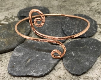 Arm cuff, Upper arm cuff, Copper arm cuff, Arm band, Arm bangle, Arm jewellery, Upper arm band, Upper arm bangle, Armlet, Copper armlet