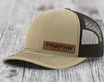 PAWPAW HAT, Custom Text Dad Cap, Customizable Year, Pregnancy Announcement Gifts, Birthday Gifts for Papa, Personalized Hat, Papaw Gifts,