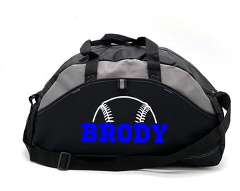 Custom Baseball Bag, Little League Bag, T-Ball Bag, Baseball Player Bag,  Baseball League, Baseball Team Gift, Baseball Player Gift,