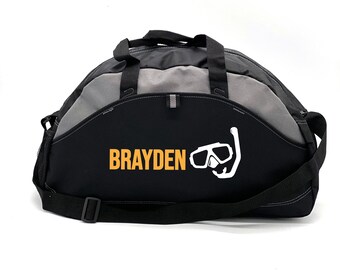 Custom Swim Duffle, Personalized Swim Class Bag, Swim Bag, Kids Swim Practice Bag, Swim Team Bag, School Swimming Team, Swimming Duffel
