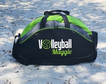Personalized Volleyball Bag, Kids Personalized Bag, Volleyball Sports Bag, Custom Volleyball Bag, Practice Bag, Coach Gift, School Practice