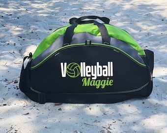 Personalized Volleyball Bag, Kids Personalized Bag, Volleyball Sports Bag, Custom Volleyball Bag, Practice Bag, Coach Gift, School Practice