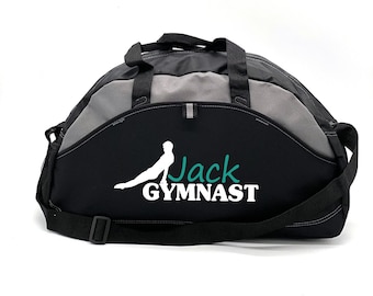 Boy Gymnast Bag, Male Gymnast Bag, Custom Duffle, Personalized Gymnast Bag, Practice Bag, Male Gymnast, Gymnast Gear, Gymnast Mom, Duffle