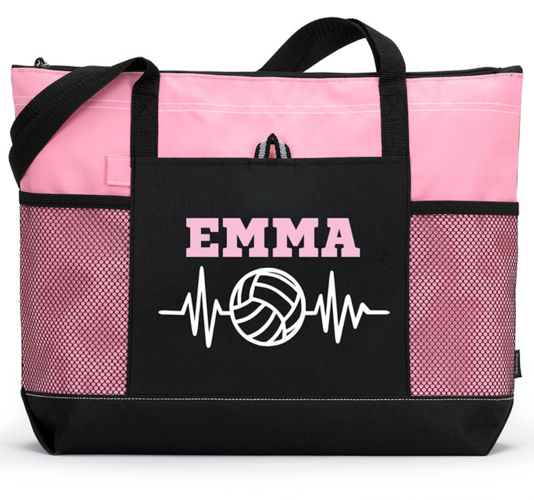Girl Volleyball Tote, Volleyball Tote, Volleyball Gift Bag, Teen