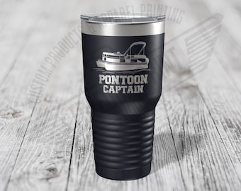Personalized Boat Captain Gift, Gift for Sailor, Nautical Tumbler, Pontoon Tumbler, Captain gift, Sailing Gift, Pontoon gift,  Nautical gift