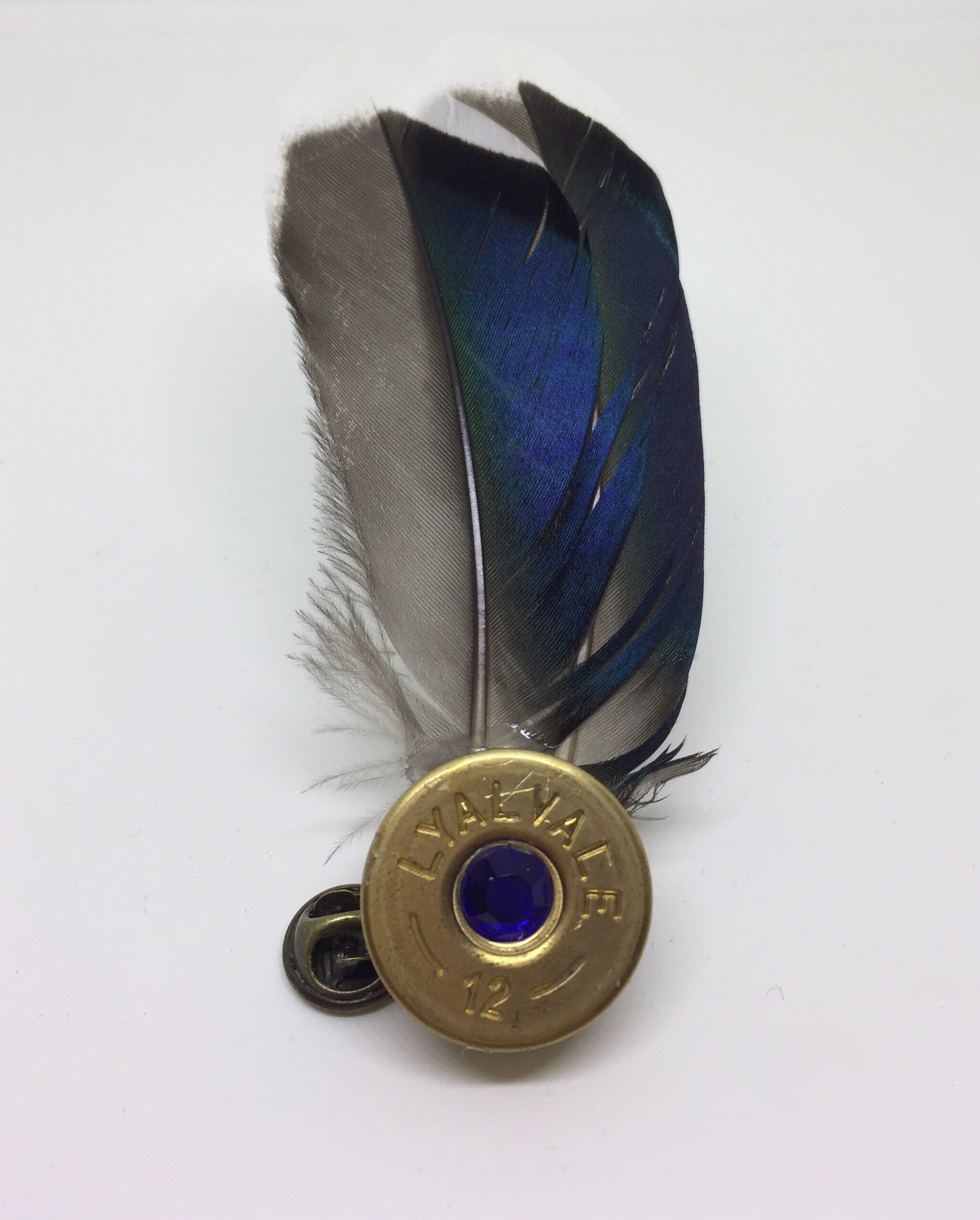 12 Gauge Shotgun Cartridge Feather Hat 
