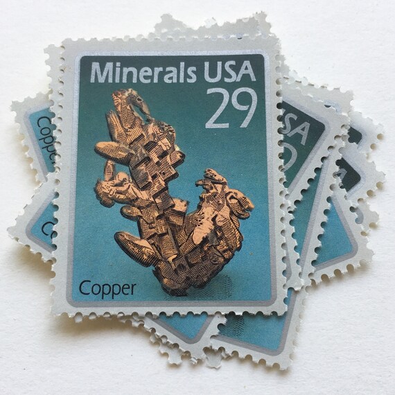 Francobollo minerale per posta ordinaria lettera busta art ...