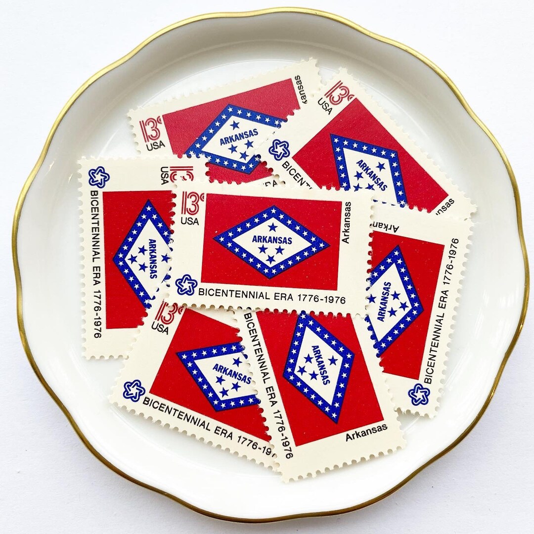 Arkansas Unused Postage Stamps for Mailing Letters USPS // Etsy