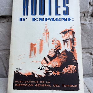 Carte vintage Road-Trips en Espagne