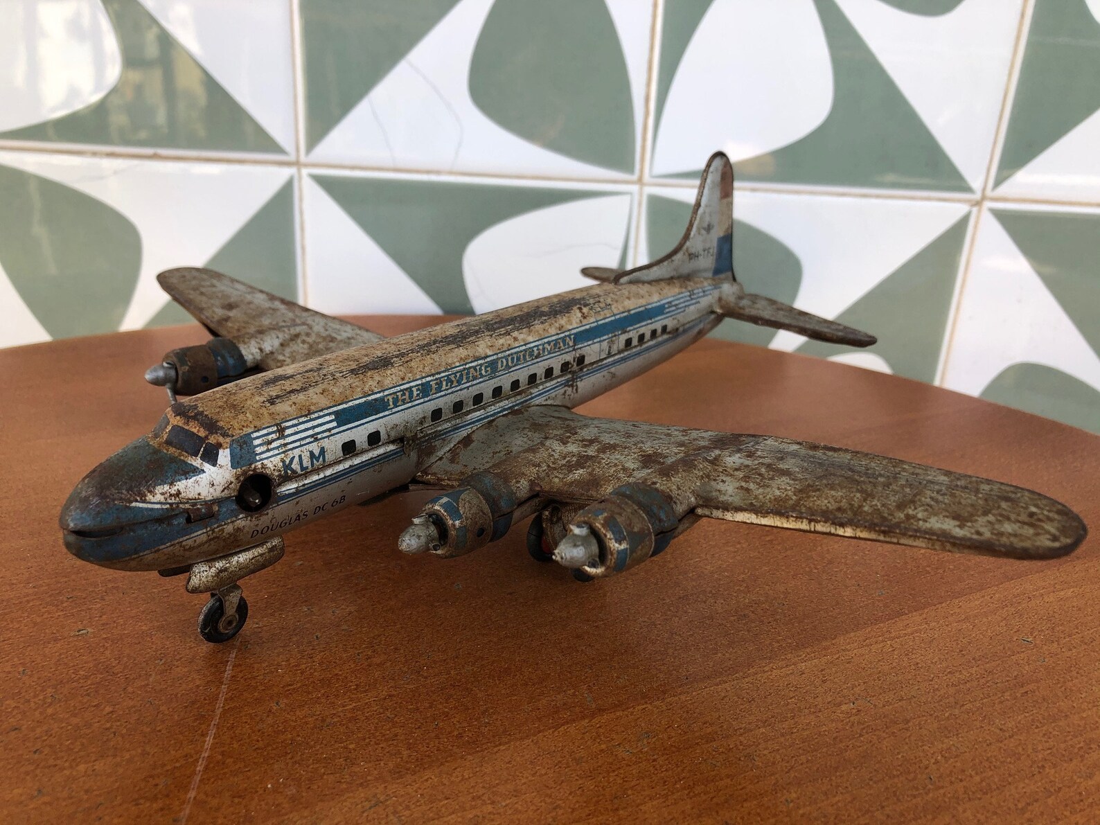 1950's KLM the Flying Dutchman Toy Metal Plane Etsy UK