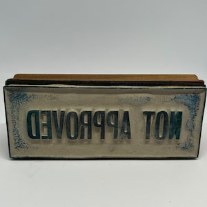 Nicht genehmigter Stempel