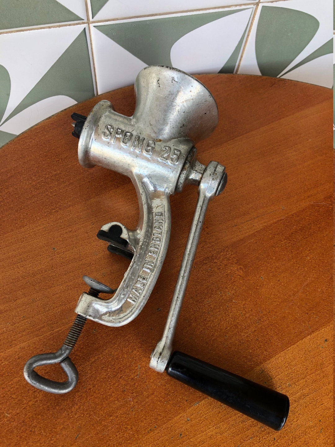 Spong 25 Vintage Meat Grinder Etsy UK
