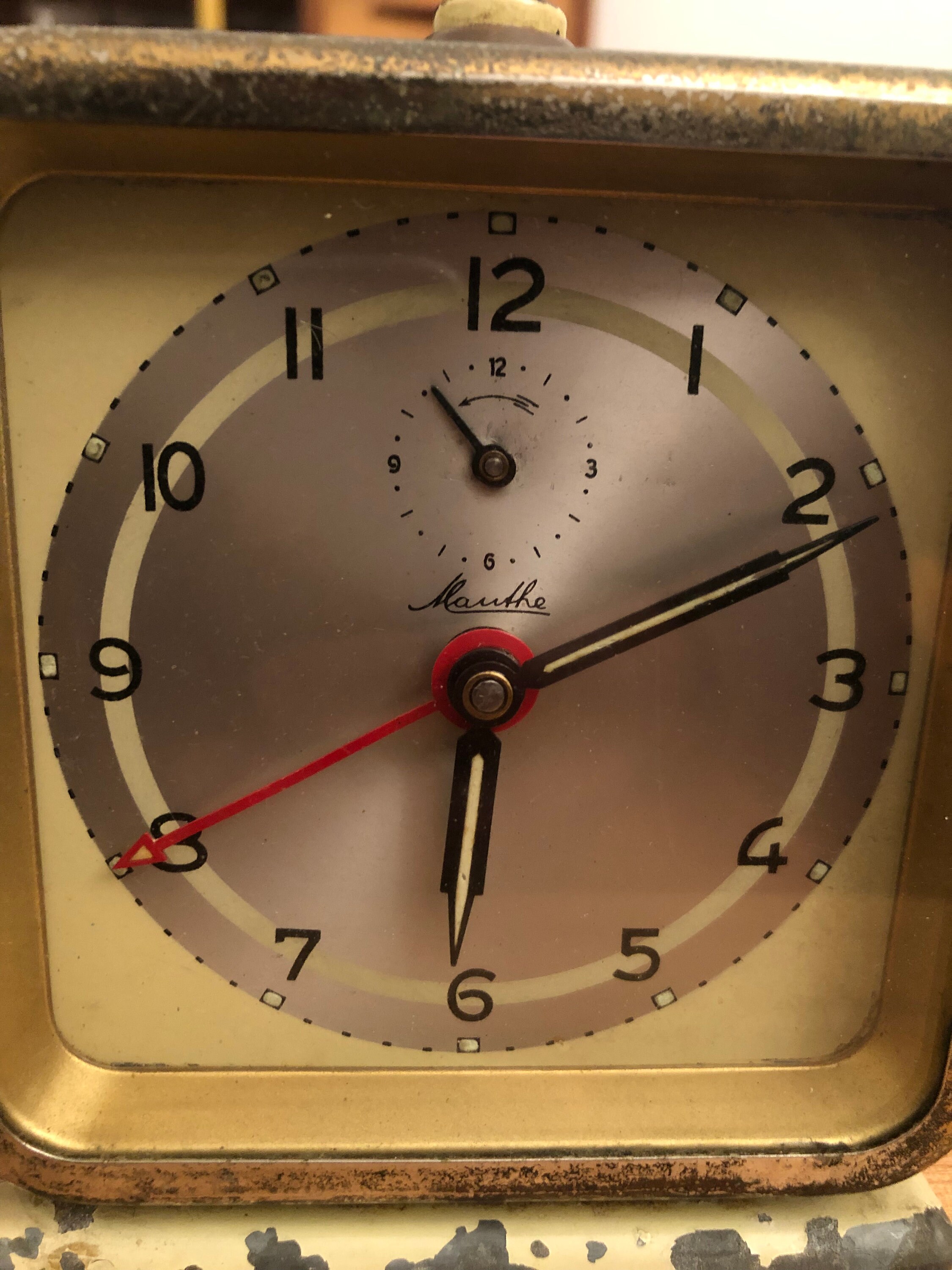Mauthe ヴィンテージ目覚まし時計 - Etsy 日本