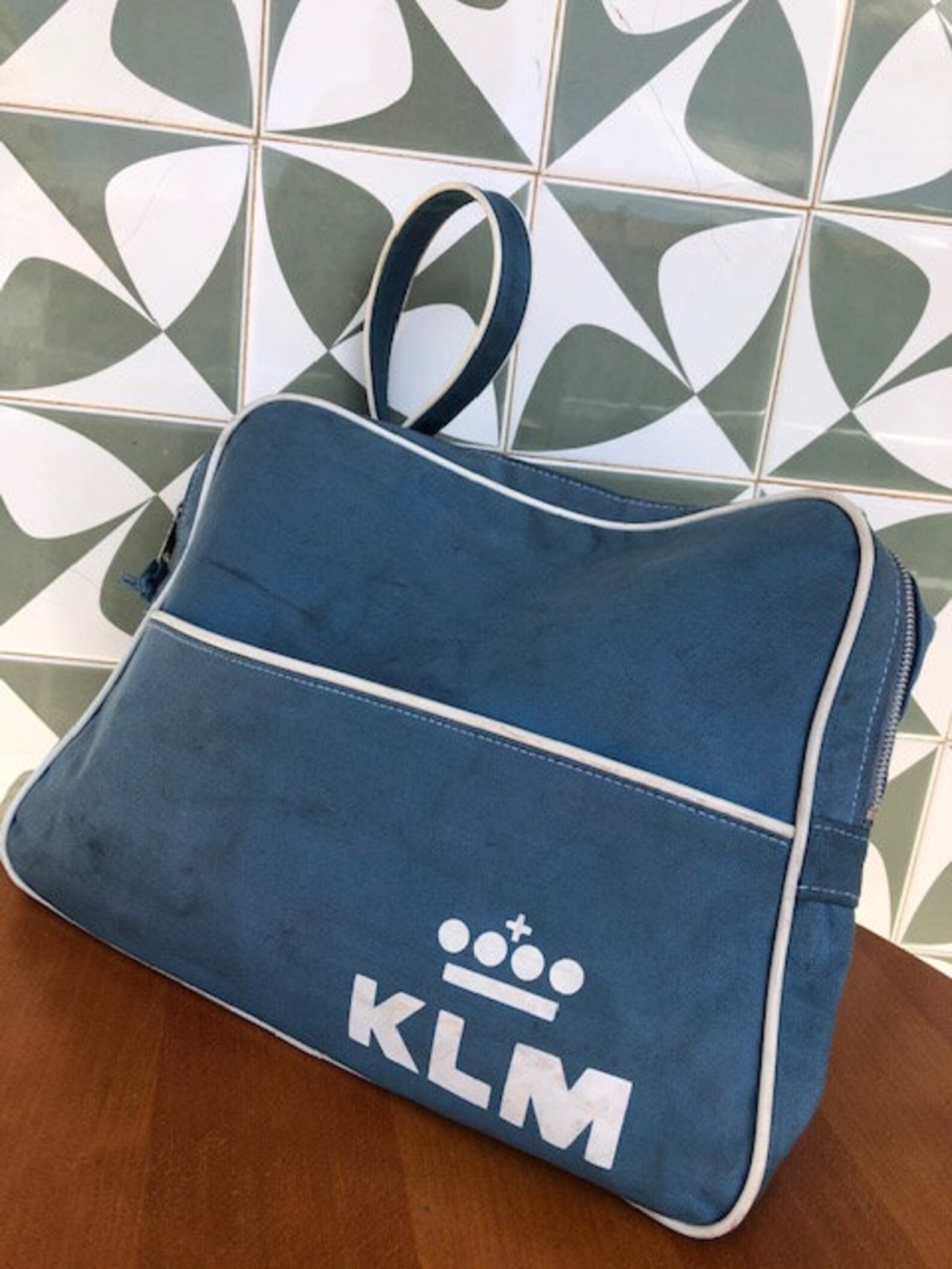KLM vintage travel bag Etsy