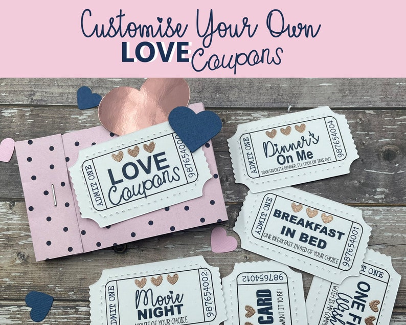 Custom Love Coupons Bespoke Anniversary Vouchers Etsy UK