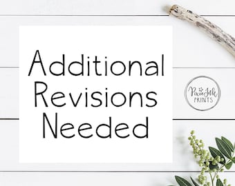 Additional Revisions Needed to Digital File