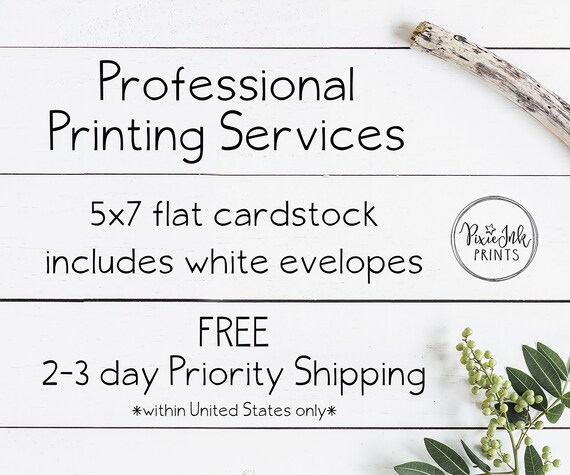 Professional Printing Service 