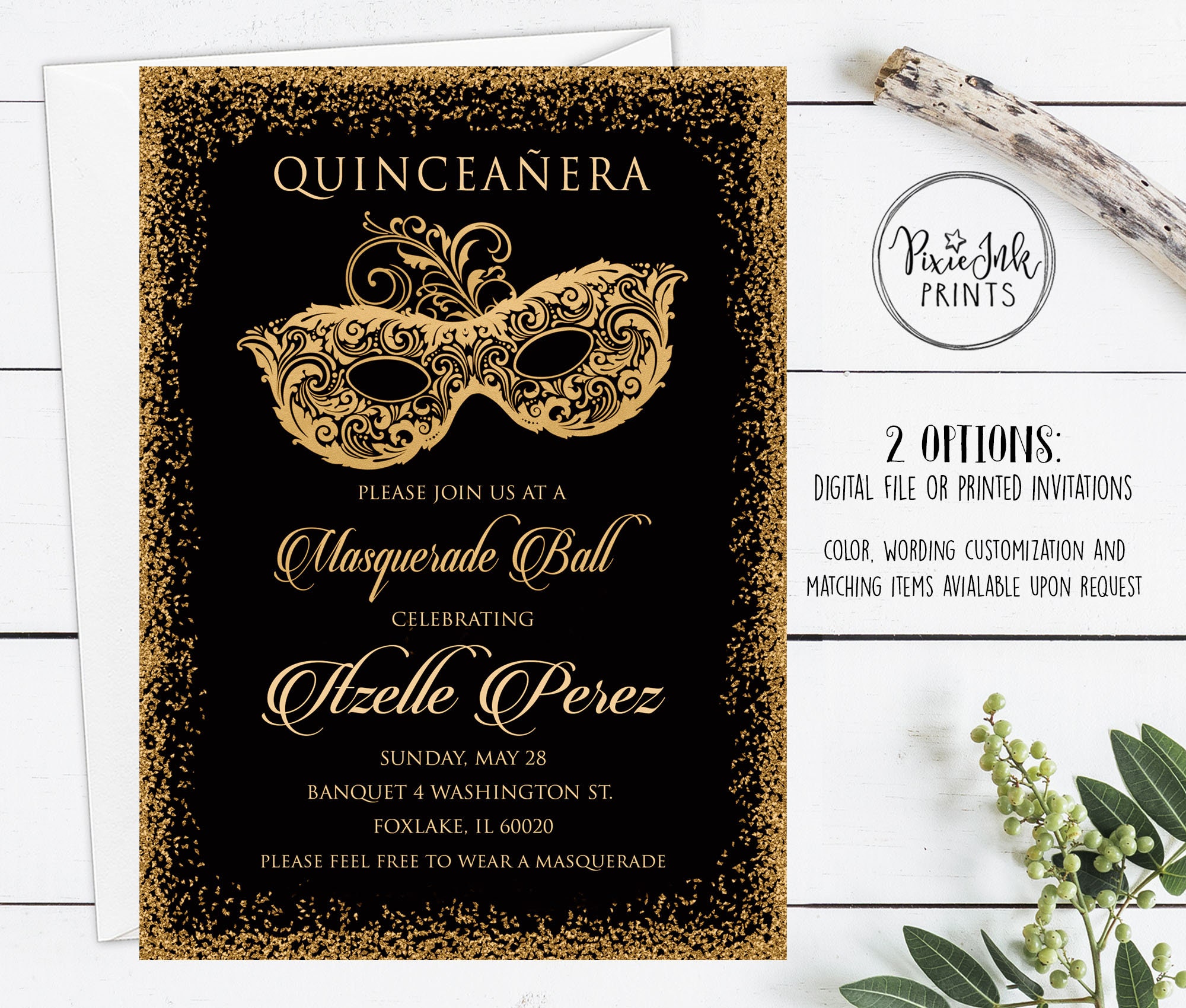 PERSONA 5 [Masquerade Party] Invitation Board Hero Joker