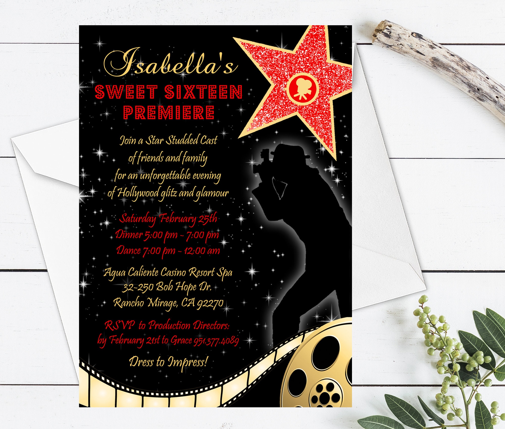 Red Carpet Sweet 16, Hollywood Party Invite, Red Carpet Party Invitation, Hollywood Printable, Red Carpet Birthday Party, Red & Gold Star - Etsy red-carpet-sweet-16-hollywood-party-invite-red-carpet-party-invitation-hollywood-printable-red-carpet-birthday-party-red-gold-star-etsy
