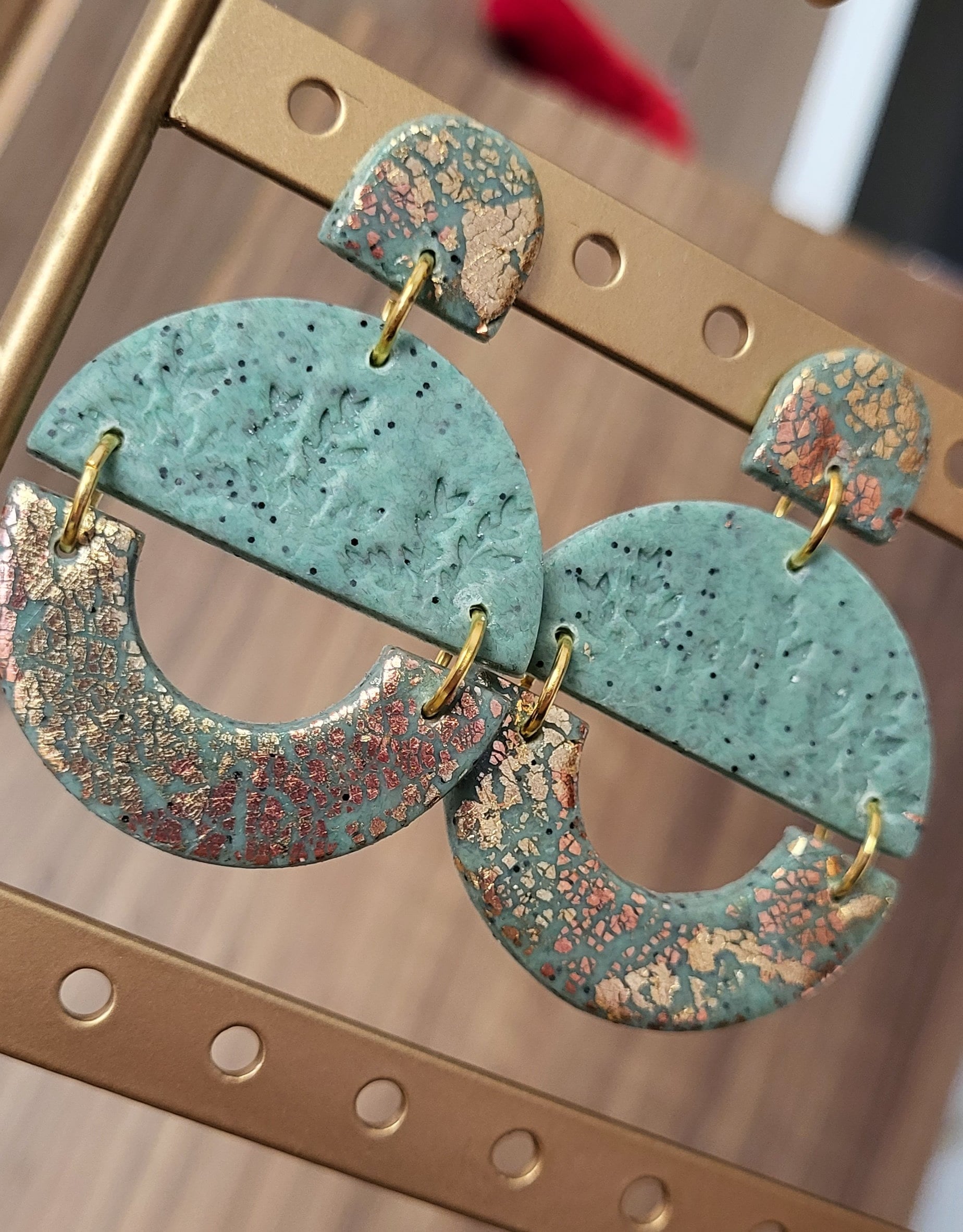 Sage Green Earrings Polymer Clay Earrings Dangle Green Etsy UK