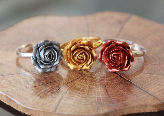 Handmade outlet flower ring