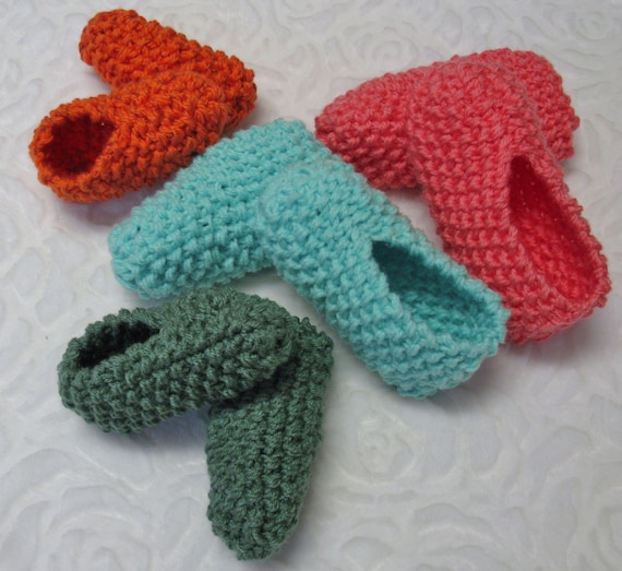 Knitted slippers for toddlers hot sale