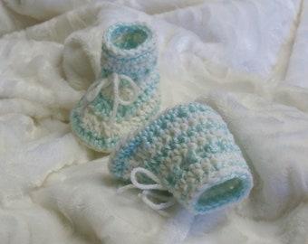 Baby Booties Crochet Pattern, 0-6 months, Striped baby booties, Baby shoes, Baby slippers, Easy pattern, English French PDF #72