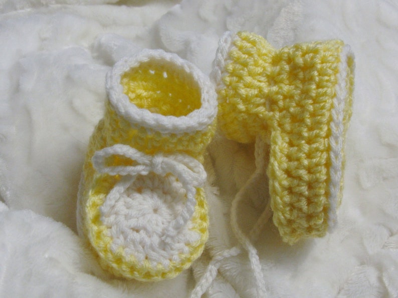 Patron CROCHET Chaussons deux couleurs pour bébés 0-6 mois, patron facile, explications français, anglais, PDF 65 image 10