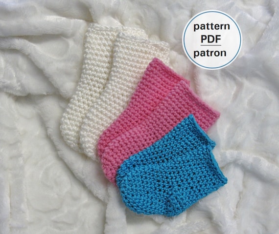Free crochet patterns for shop baby booties and socks