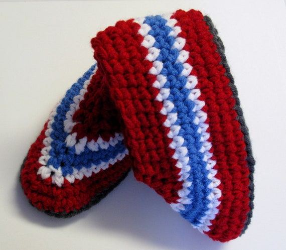 Patron Pdf 42 Pantoufles Au Crochet Enfants 4 A 12 Ans Etsy