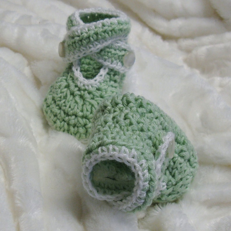 Cross Strap Baby Booties 0-6 months Cross strap baby shoes image 5