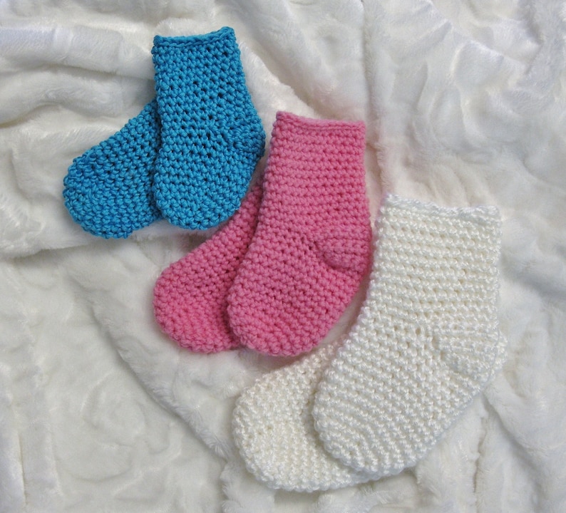 Patron Pdf 47 Chaussettes Au Crochet Pour Bebes 0 12 Mois Etsy Patron Pdf 47 Chaussettes Au Crochet Pour Bebes 0 12 Mois Etsy