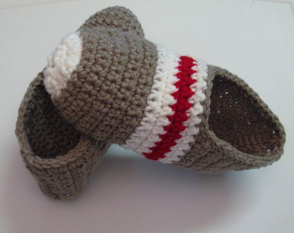 21 Sock Monkey Crochet Patterns for Cozy Toys, Loveys, Hats, and Gifts 2 Crochet Sock Monkey Slippers Pattern: Women's Sizes ( #16)