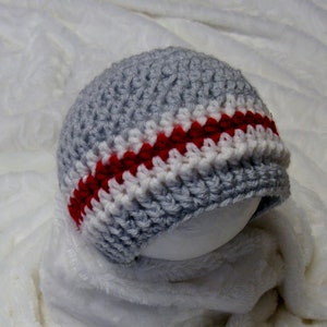 Sock Monkey Baby Hat Crochet Pattern 0-12 months Easy image 3