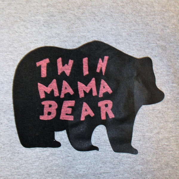 Twin Mama Bear Shirt/Mama Bear Shirt/Twin Papa Bear shirt/Papa Bear shirt/Triplet Mama Bear shirt