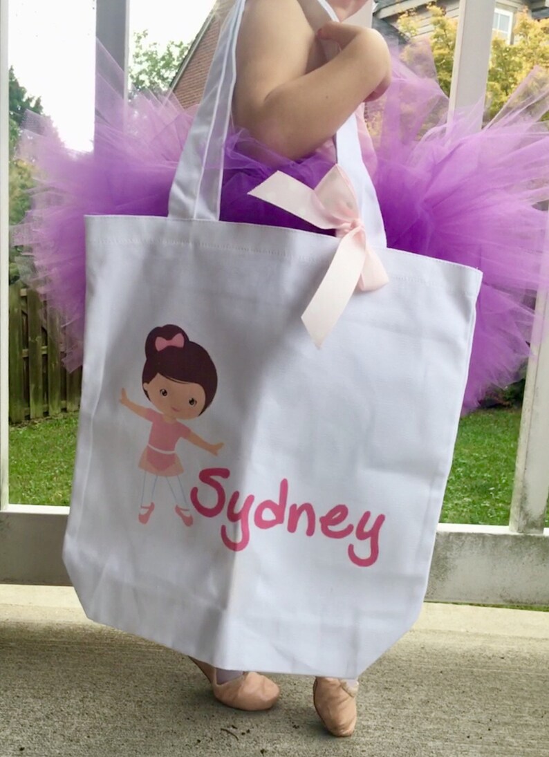 Child Ballet Bag/toddler Ballet Bag/ballerina Tote Bag/book Etsy